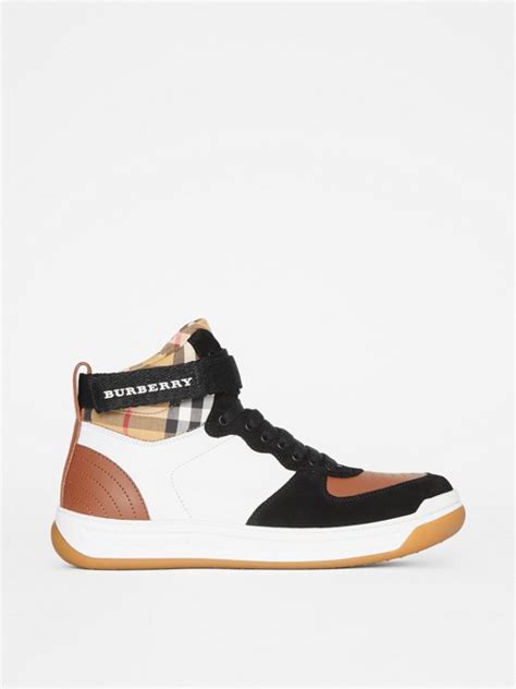 womens burberry high top sneakers|designer burberry high top sneakers.